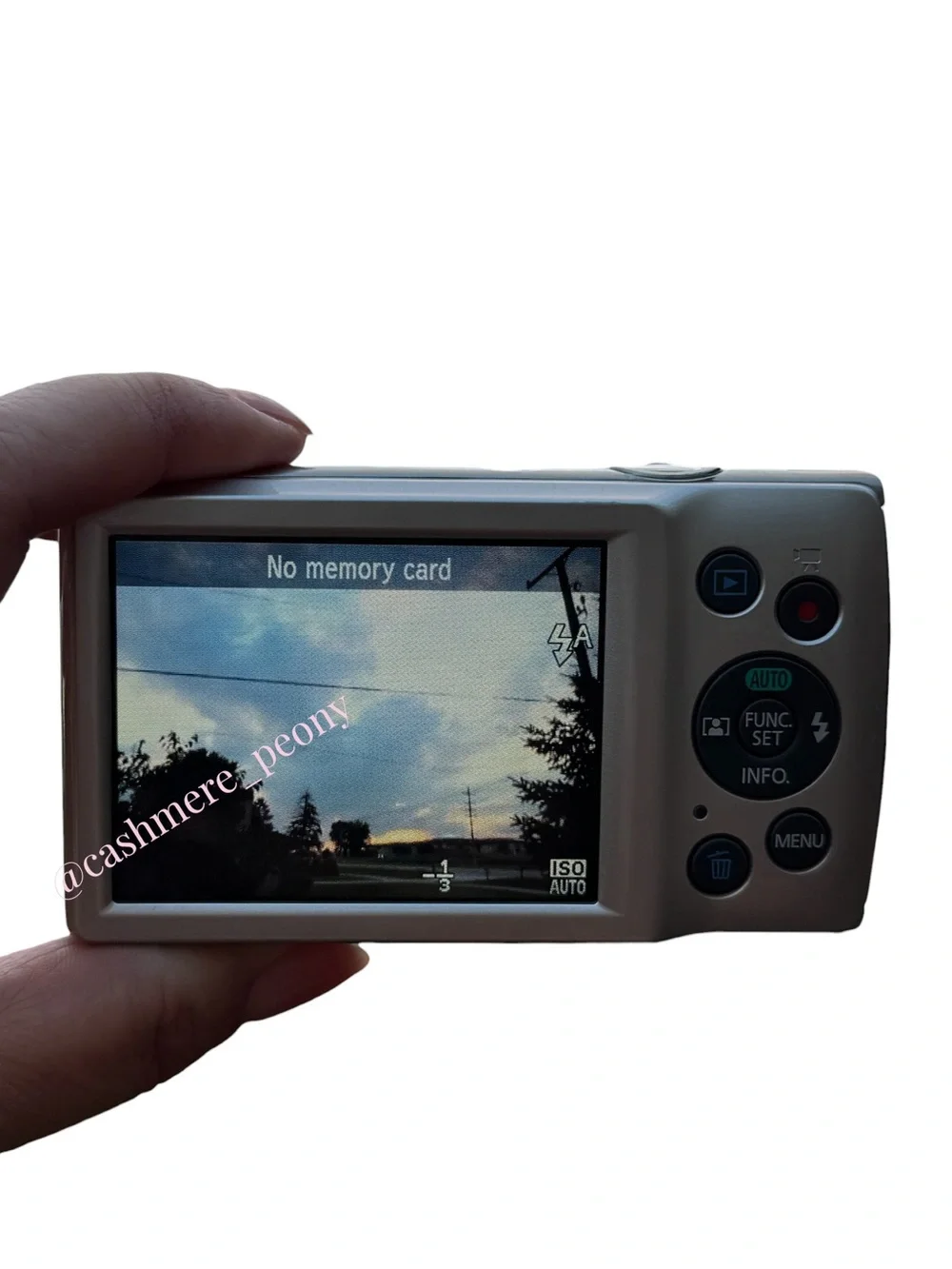Canon PowerShot Elph 180 Silver Compact Digital Camera with Battery & Charger